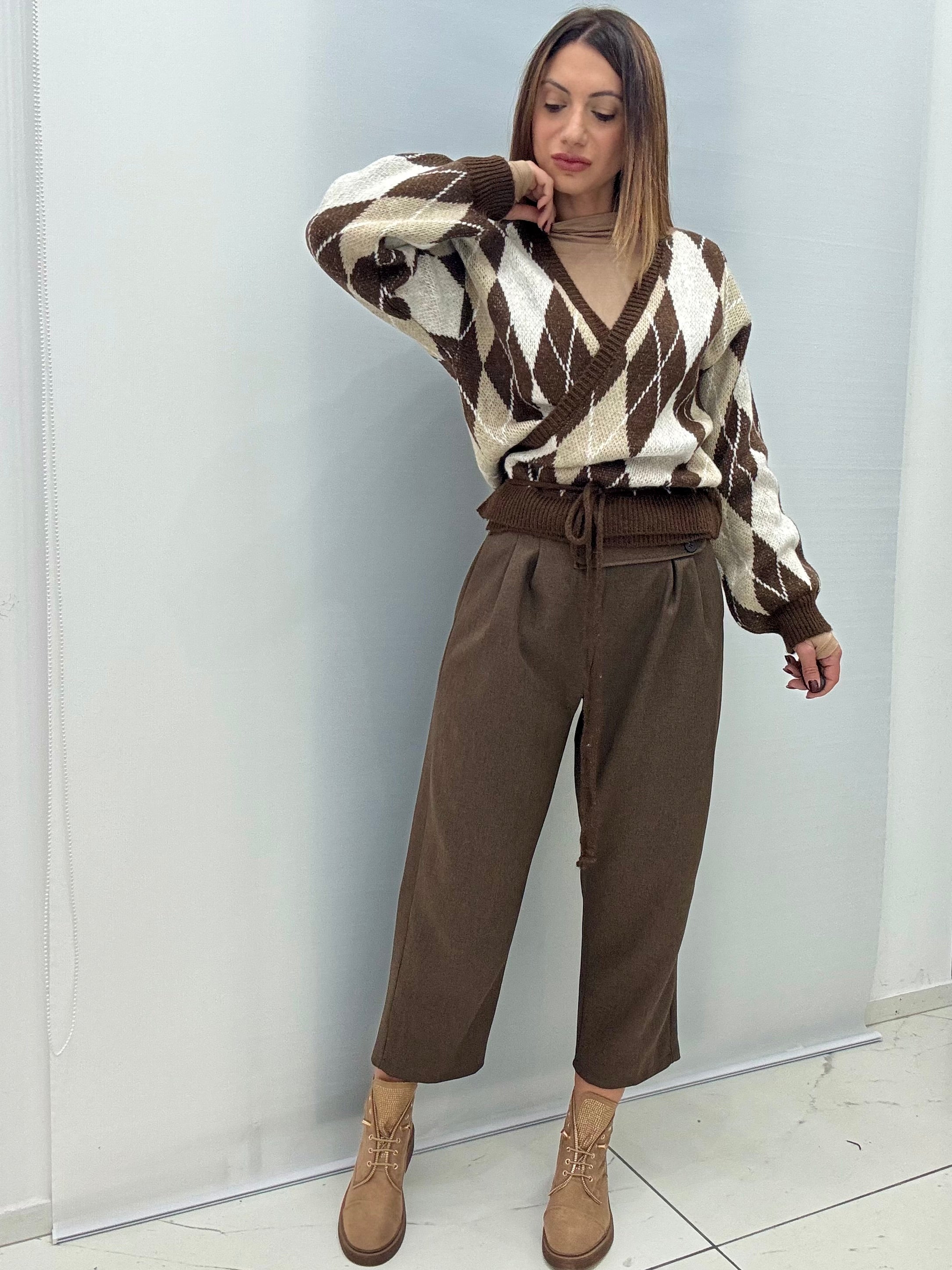 Pantalone Angela Marrone